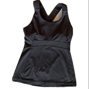 Lululemon black swift tank  sports top Sz 4